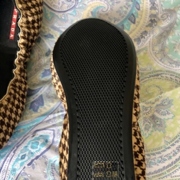 NWOT Authentic Prada horse hair bow flats - Picture 2 of 7